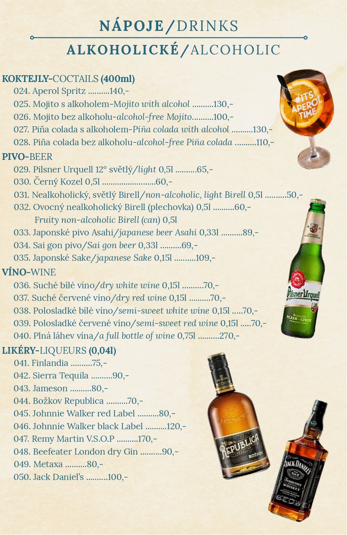 Nápojové Menu | Hello Vietnamese-Thai-Sushi 2. stránka