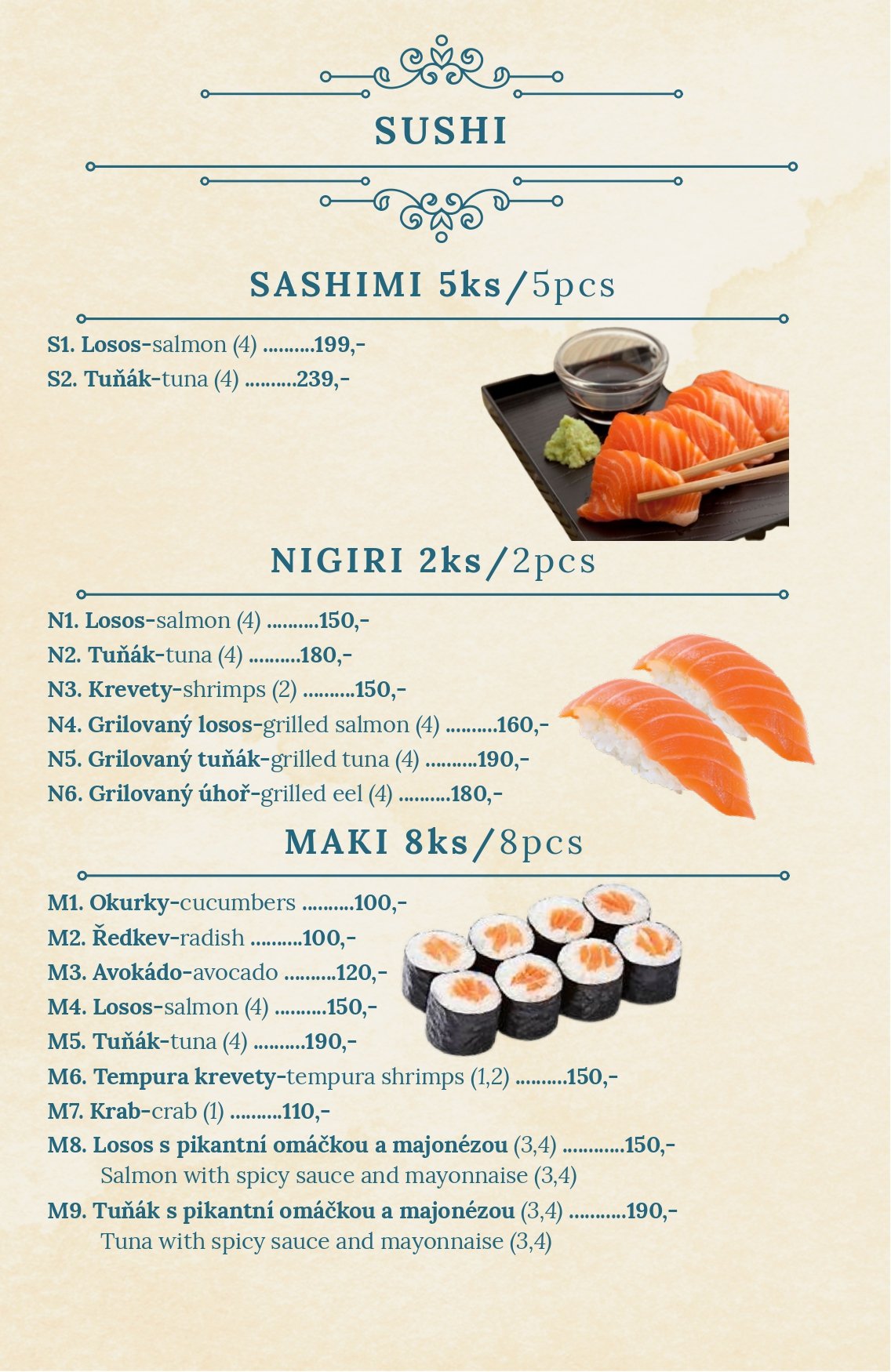 Salát Menu | Hello Vietnamese-Thai-Sushi