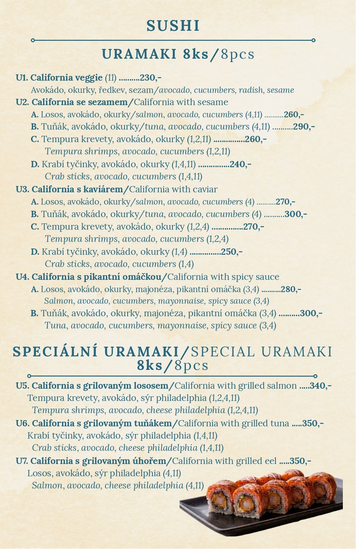 Hlavní jídla Menu | Hello Vietnamese-Thai-Sushi 2. stránka