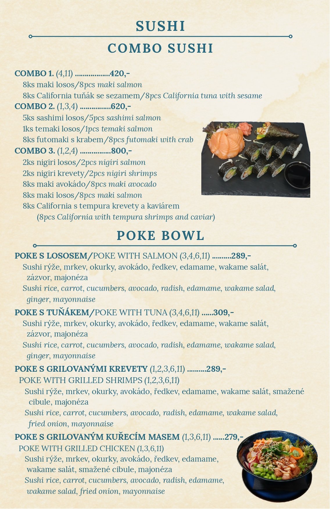 Hlavní jídla Menu | Hello Vietnamese-Thai-Sushi 3. stránka